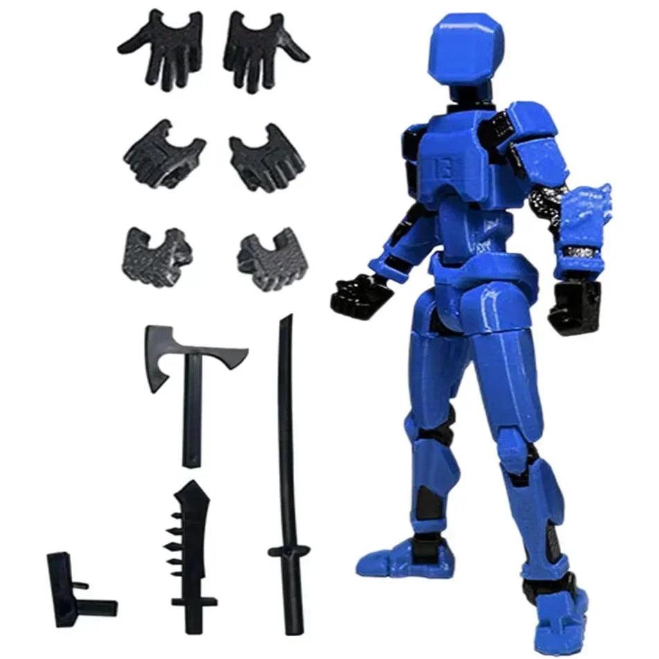 Multi-jointed movable shapeshift robot 3.0 3d printed mannequin dummy 13 action figures toys kids adults