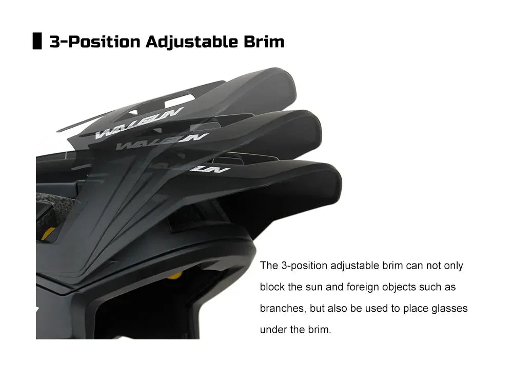 WALGUN Bicycle Helmet MTB Mountain Half-helmet Off-road Racing Cycling Safety Open Helmets Men Women Casco Cross-Country Sports