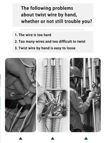 1PC Wire Twisting Tools Quickly Twister Electrician Artifact for Power Drill Drivers Twisted Connector Cable Device Multi-tool