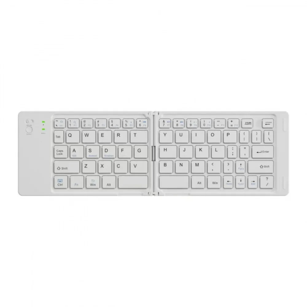 Mini Wireless Folding Keyboard Slim Design Lightweight Bluetooth Keyboard Universal Rechargeable Foldable Keyboard Notebook