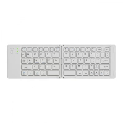Mini Wireless Folding Keyboard Slim Design Lightweight Bluetooth Keyboard Universal Rechargeable Foldable Keyboard Notebook