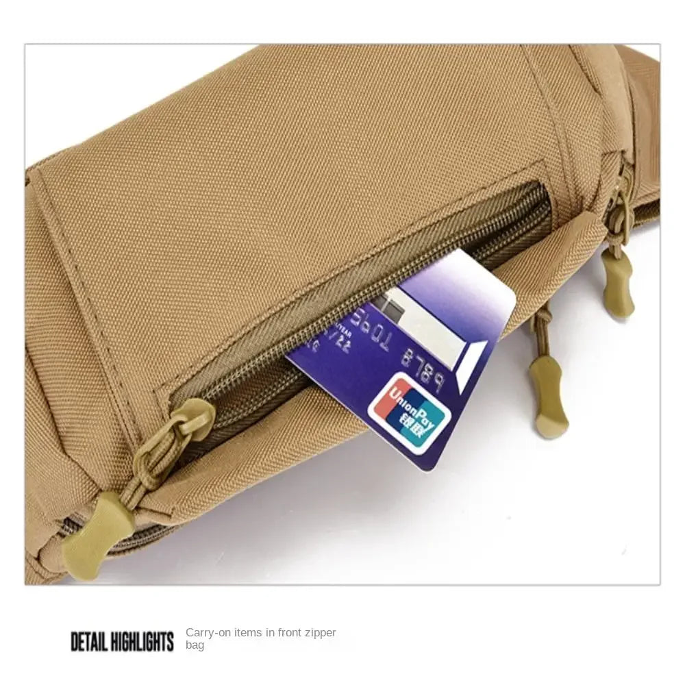 Banana Bag Waterproof Waist Pouch Oxford Cloth Wear Resistant Waist Bags Portable Large Capacity Shoulder Belt Bags Running