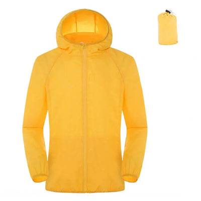 2024 Summer Hooded Jacket Men Women Waterproof Sun Coat Pockets Quick Dry Skin Ultra light Windbreaker Outdoor Jacket