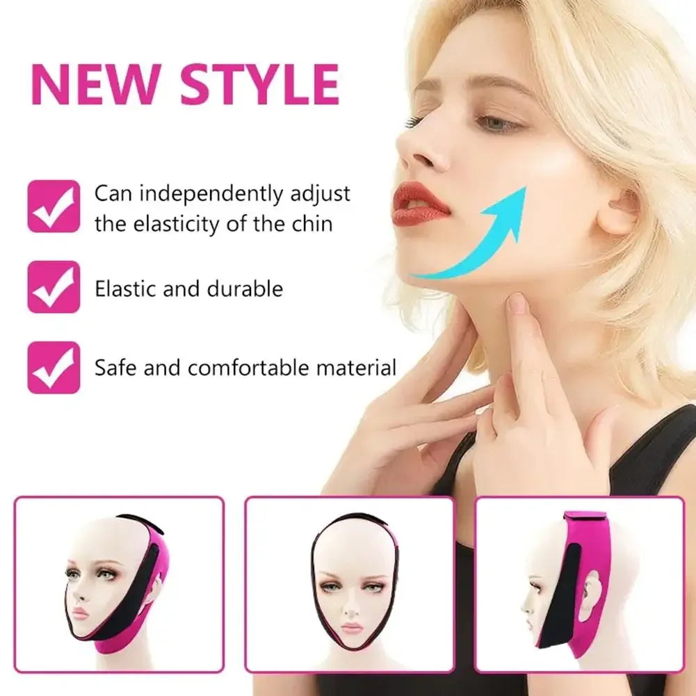 Elastic Face Slimming Bandage V Face Slimmer Mask Face Lift Bandage Shaping Contour Shaper Up Belt Facial Massage Strap 2025 Hot