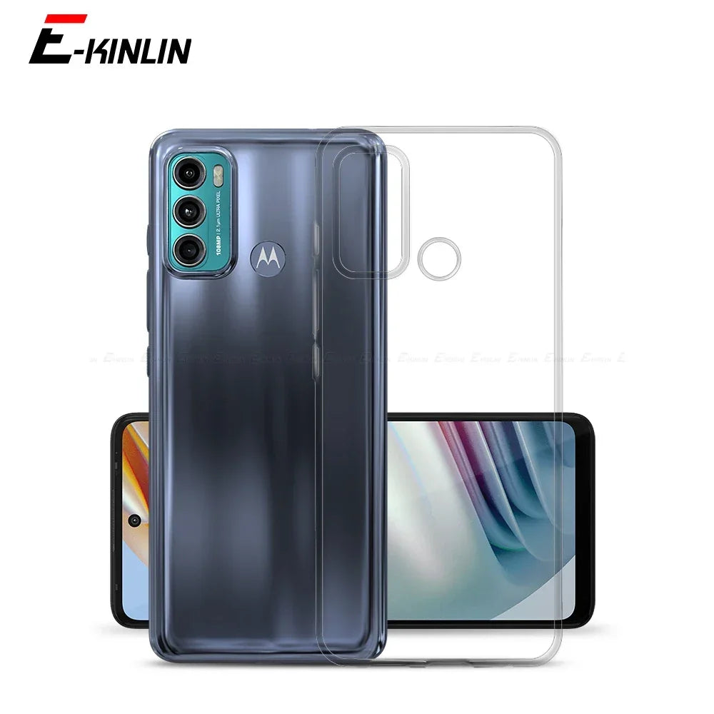 Silicone Phone Case For Motorola Moto G72 G52 G30 G40 Fusion G60s G53 G42 G32 G200 G22 G60 Clear Slim Soft TPU Back Cover