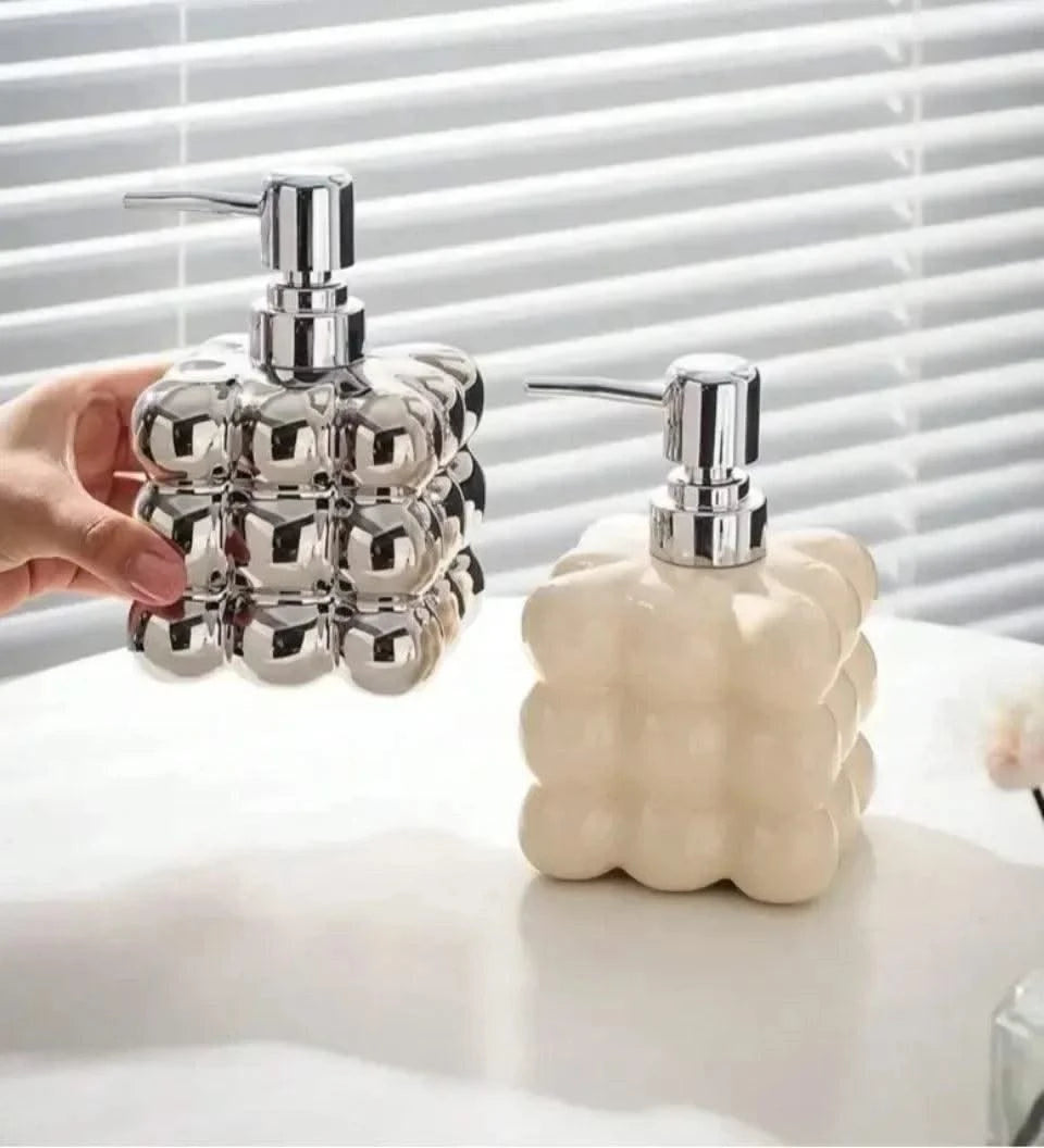 Liquid Soap Household 280ml Body Wash Shampoo  Dispenser Bottle Bathroom Accessories Dispenser Press Separated Bottle Ceramic