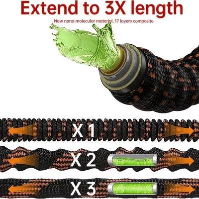 Flexible Garden Hose High Pressure Car Wash Hose Home Garden Daily Watering Tools Expandable Magic Water Pipes GOUN HOSE