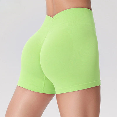 Seamless Scrunch Running Sport Shorts Women