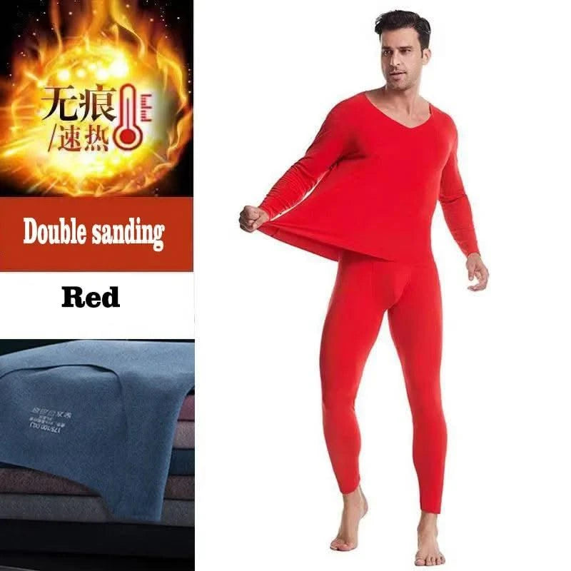 Thermal Underwear for Women Men - 2 Pack Sets Ultra Soft Long Pajama Set-Warm Base Layers with Fleece Lined for Cold Weather