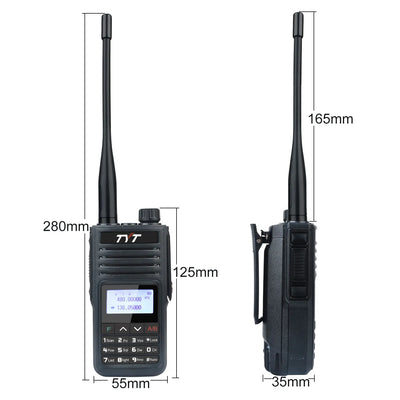 TYT TH-UV99 IP68 Waterproof 10W VHF UHF Dual Band 2M 70CM Radio Dual Wait Scrambler 1750Hz DTMF Walkie Talkie