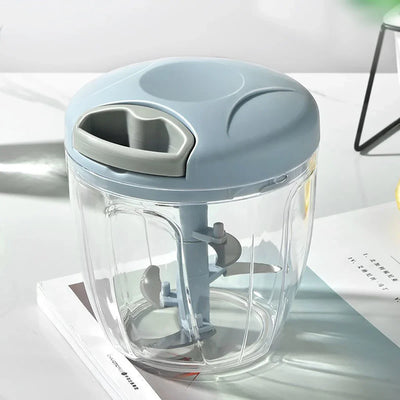 500/900ML Manual Meat Grinder Manual Food Processors Rotate Press Garlic Chopper Onion Crusher Blender Vegetable Cutter Mixer