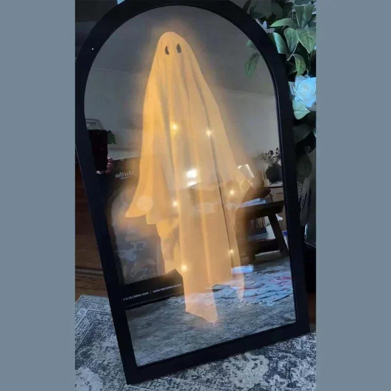 Halloween decorations gothic ghost holographic mirror novel mysterious home ornament party decor items interior