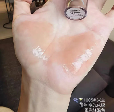 HYNTOOR Lip Gloss Shiny Shimmer Mirror Hydrating Moisturizing Water Shine Lipstick Nourishing Care Dewy Lip Makeup