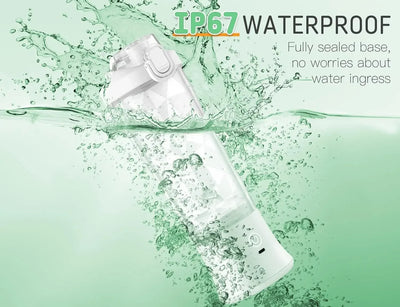 Portable Blender for Smoothies Shakes Juice Personal Small Mini Glass Mixer USB Rechargeable Electric Handheld Watter Bottle