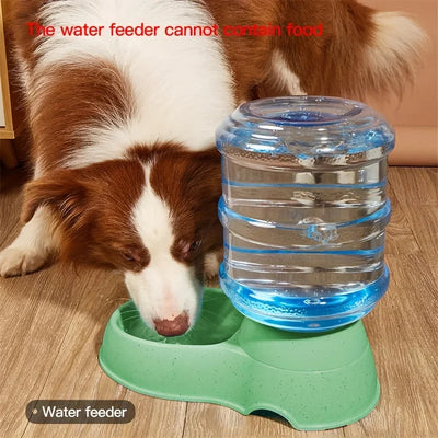Pet dog and cat water feeding and feeder  can be large capacity automatic water storage water feeder  and feeder