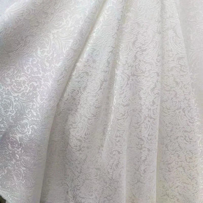 50X150cm Black White 3D Texture Brocade Jacquard Fabric Costume Drapery Materials DIY Sewing Cloth Suitable For Party Dress Gown