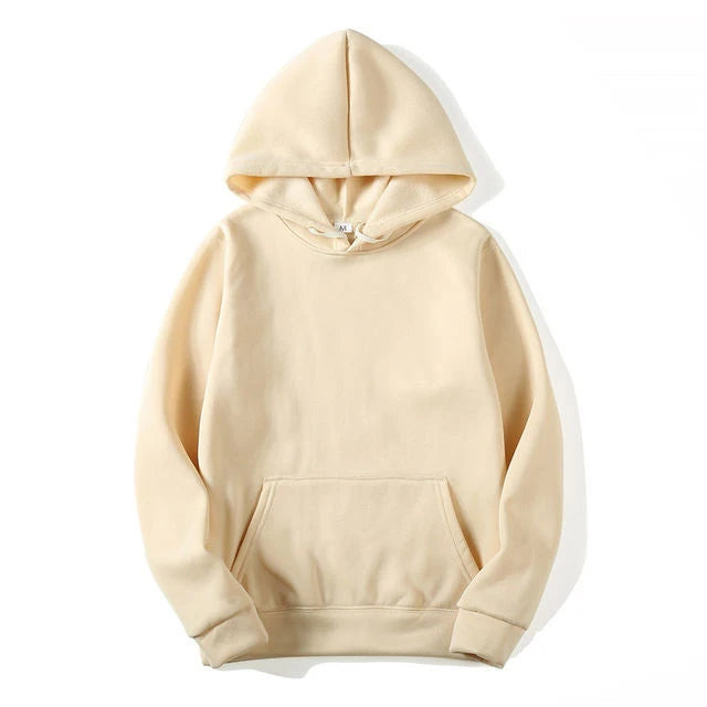 Blank Fleece Fashion Hoodies Men Pull Over Wholesale Hooded Sweatshirt Unisex Cheap Solid Capucha Hoodie In Bulk Sudaderas Con