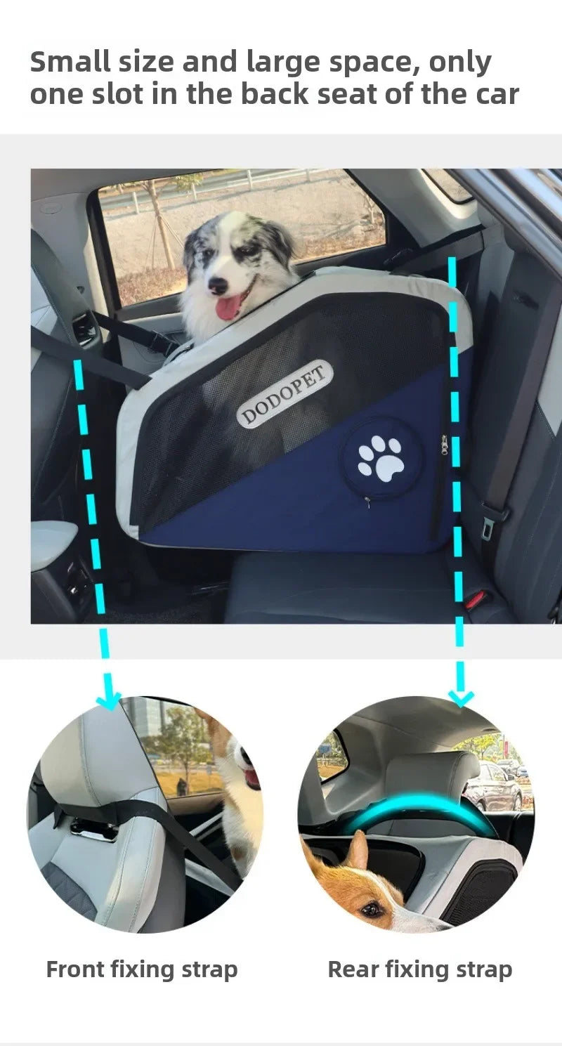Pet Carriers Car Cage Portable Breathable Dogs Going Out Travel Foldable Kennel Pet Supplies Cages Accessories Transportin Perro