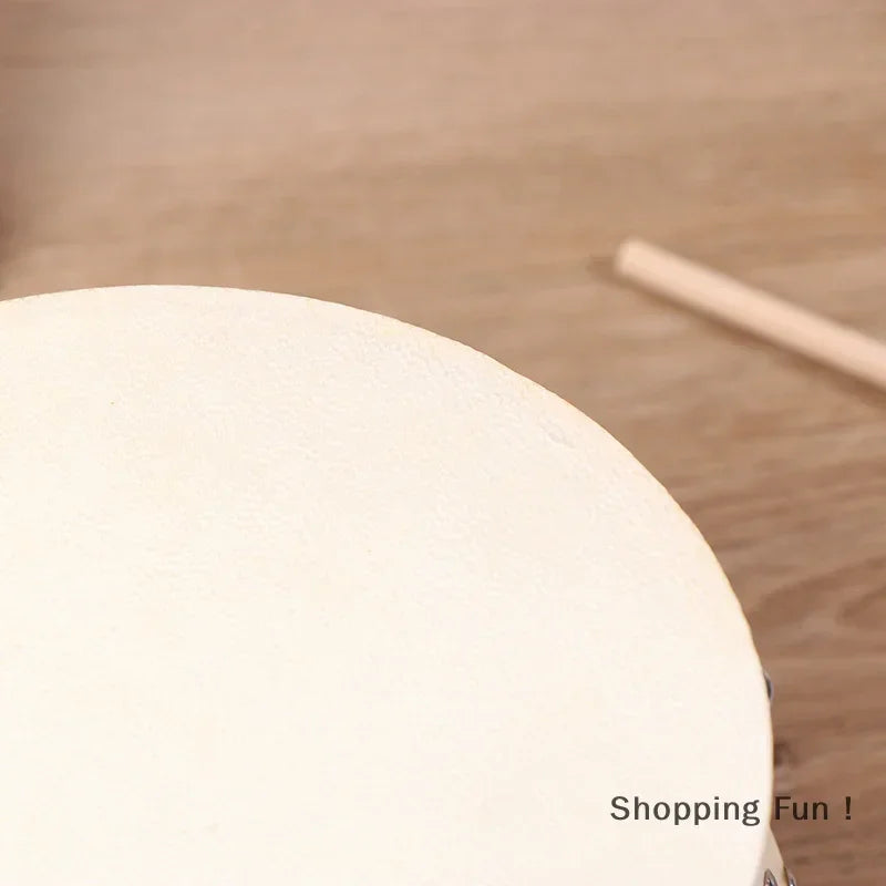 Frame Drums 4/6/7/8/9/10 Inch Hand Drum Wood Drum With Drum Stick Set Musical Game Kids Educational Toy Percussion Instrument-B2