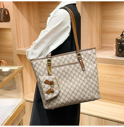 Brand handbag for women 2025 new spring/summer high-end texture retro designer single shoulder crossbody bag with large capacity