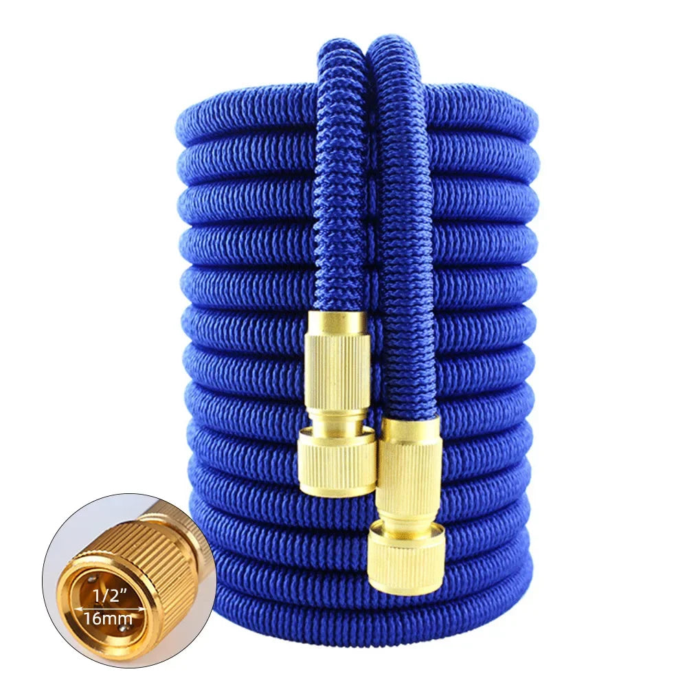 Garden Expandable Watering Hose Flexible Magic Hose High Pressure Car Washer Hose Retractable Water Gun Cleaning Pipe Irrigation