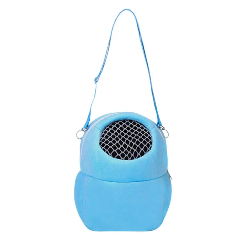 Portable Small Animals Carrier Bag Travel Hanging Bag for Pets Rat Hamster Hedgehog Chinchilla Ferret