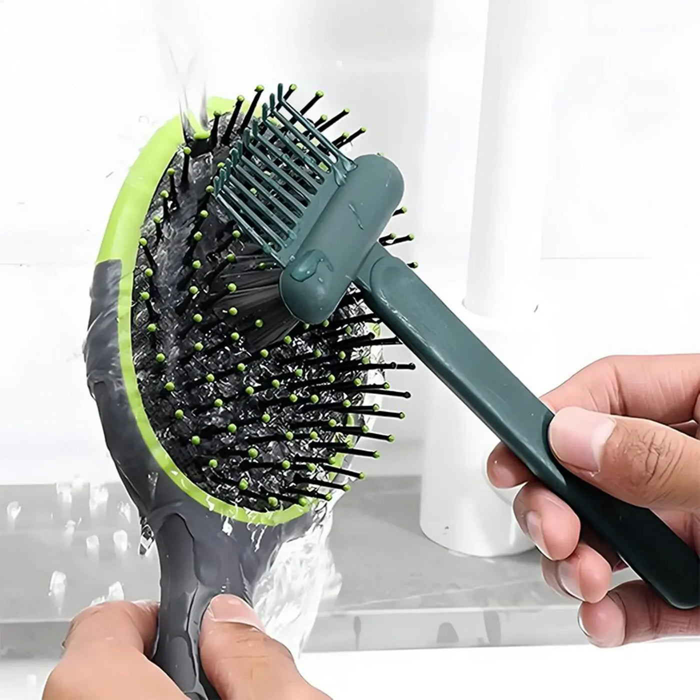 Hair Brush Cleaner Tool Hairbrush Cleaning Tools Comb Cleaner Rake 2-in-1 Dirt Remover Cleaning Supplies Rake For Keyboard Shop