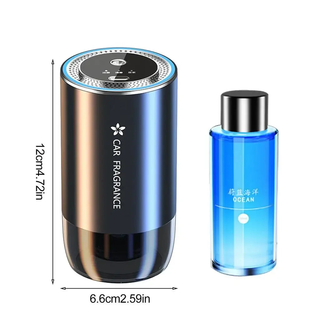 Car Diffusers For Essential Oils Smart Car Diffuser Perfume Adjustable Concentration Car Fragrance Diffuser 50ml Car Aromatherap