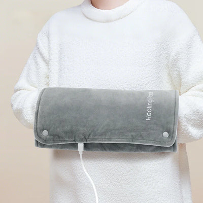 USB Portable Hand Warmer Rechargeable Plush Reusable Electric Foot Heater for Home Winter Hand Feet Abdomen Keep Warm