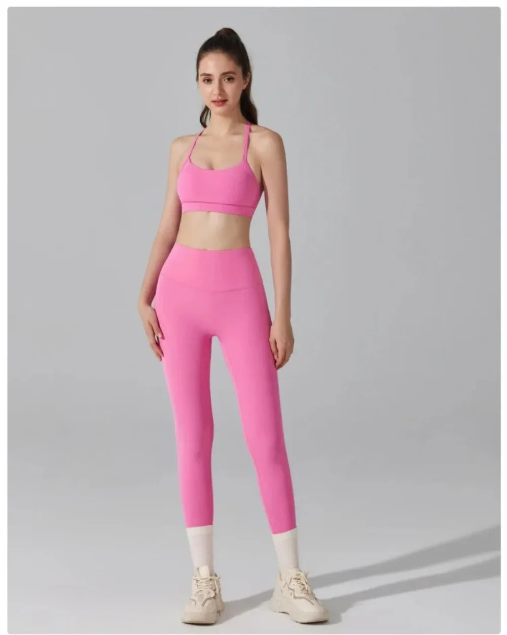 Women's Matching Activewear Set Sports Br a & High Waist Leg gings