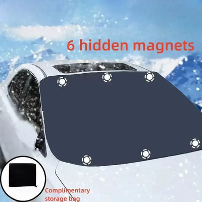 Car Snow Shield Magnetic Winter Snow Shield Front Windshield Cover Anti-frost Sun Protection Car Cover Parasoles Para Coches