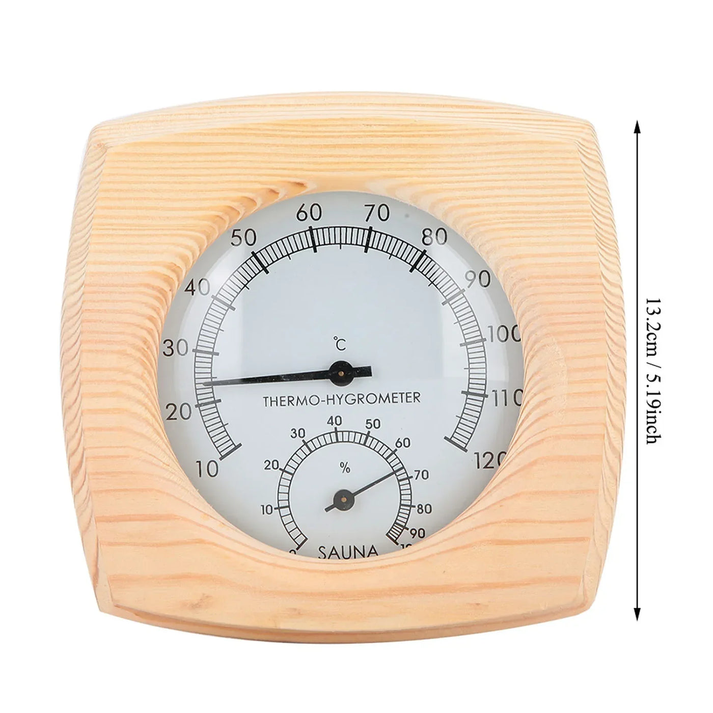 Sauna Room Hygrothermograph Thermometer Hygrometer Humidity and Temperature Measurement Meter for Sauna Room