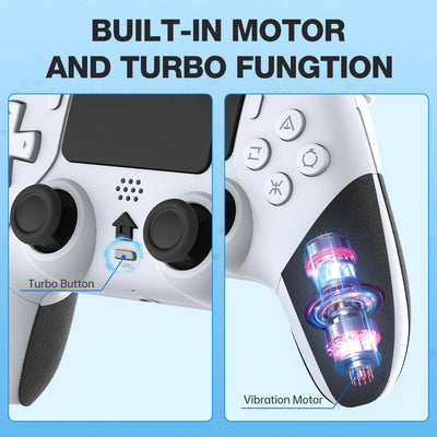 Wireless Bluetooth Controller Gamepad For PS4/PS4 Pro/PS4 Slim Console Controle for PC Wired Joystick for PS4 Gaming Accessories