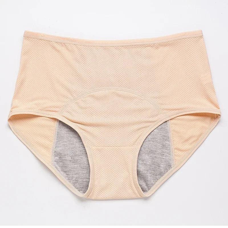 Plus Size Leak Proof Menstrual Panties Women Underwear Period Cotton Pregnancy Waterproof Briefs Physiological Breathable Pants