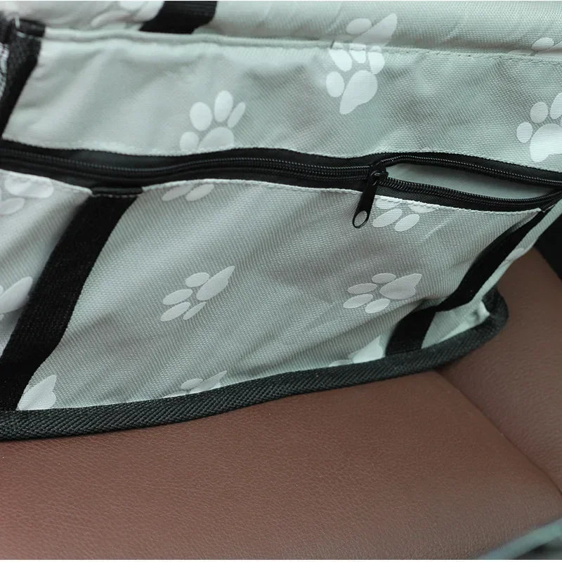 Pet Dog Car Carrier Seat Bag Waterproof Basket Folding Hammock Pet Carriers Bag For Small Cat Dogs Safety Travelling Mesh