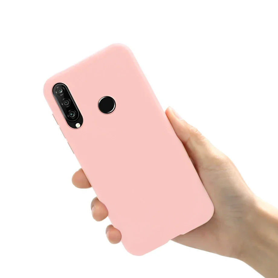 For Huawei P30 Lite Case Plain Slim Soft Matte Silicon TPU Phone Cases For Huawei P30 Lite P30Lite P30Pro P 30 Lite Pro Cover