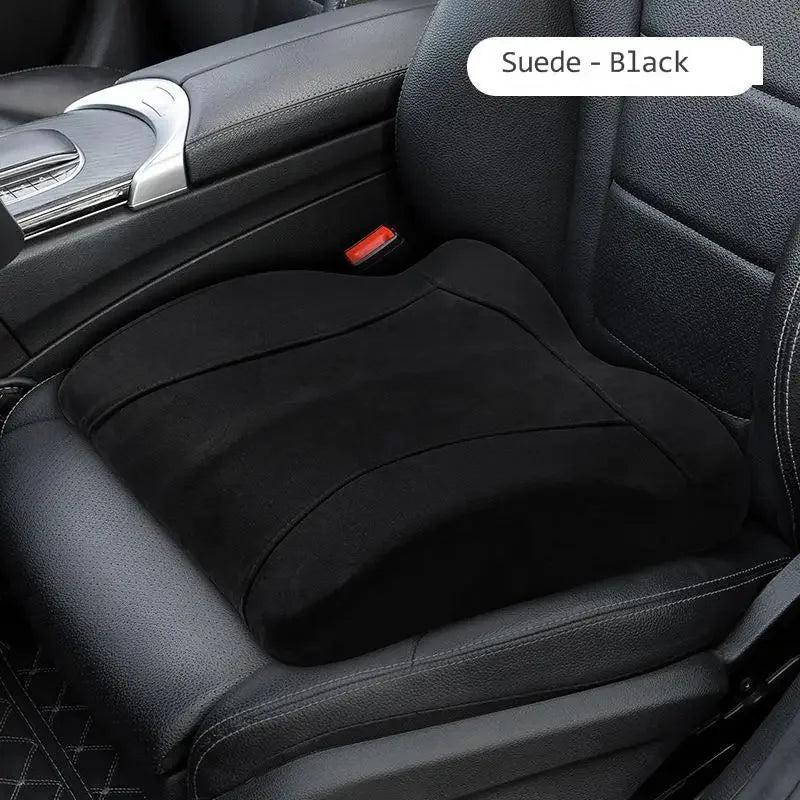 Car Booster Seat Cushion For Driver Hip Pain Raised Memory Foam Height Seat Protector Washable Cover For Short People Pad Mats