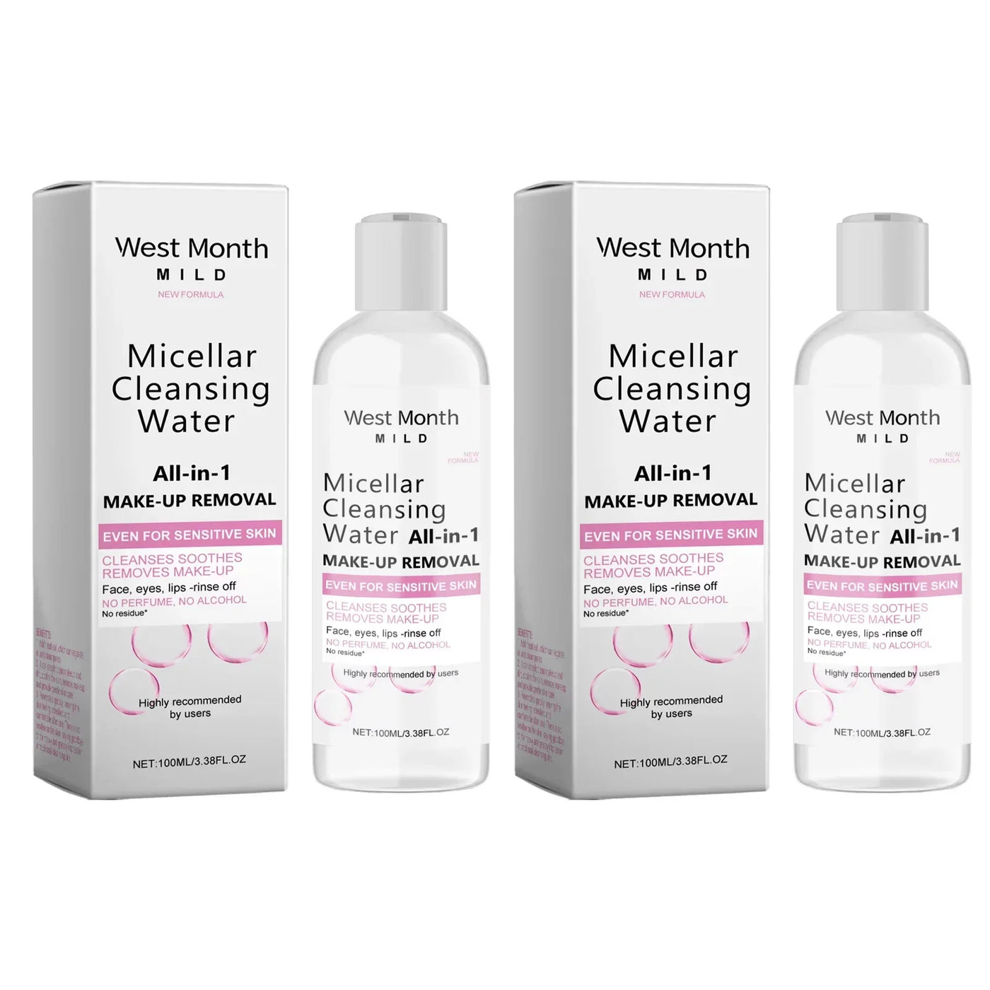 Micellar Water Deep Makeup Remover Cleaning Pores Soft Hydrating Refresh Moisturizing Eyes Lips Facial Cleanser Liquid Skin Care