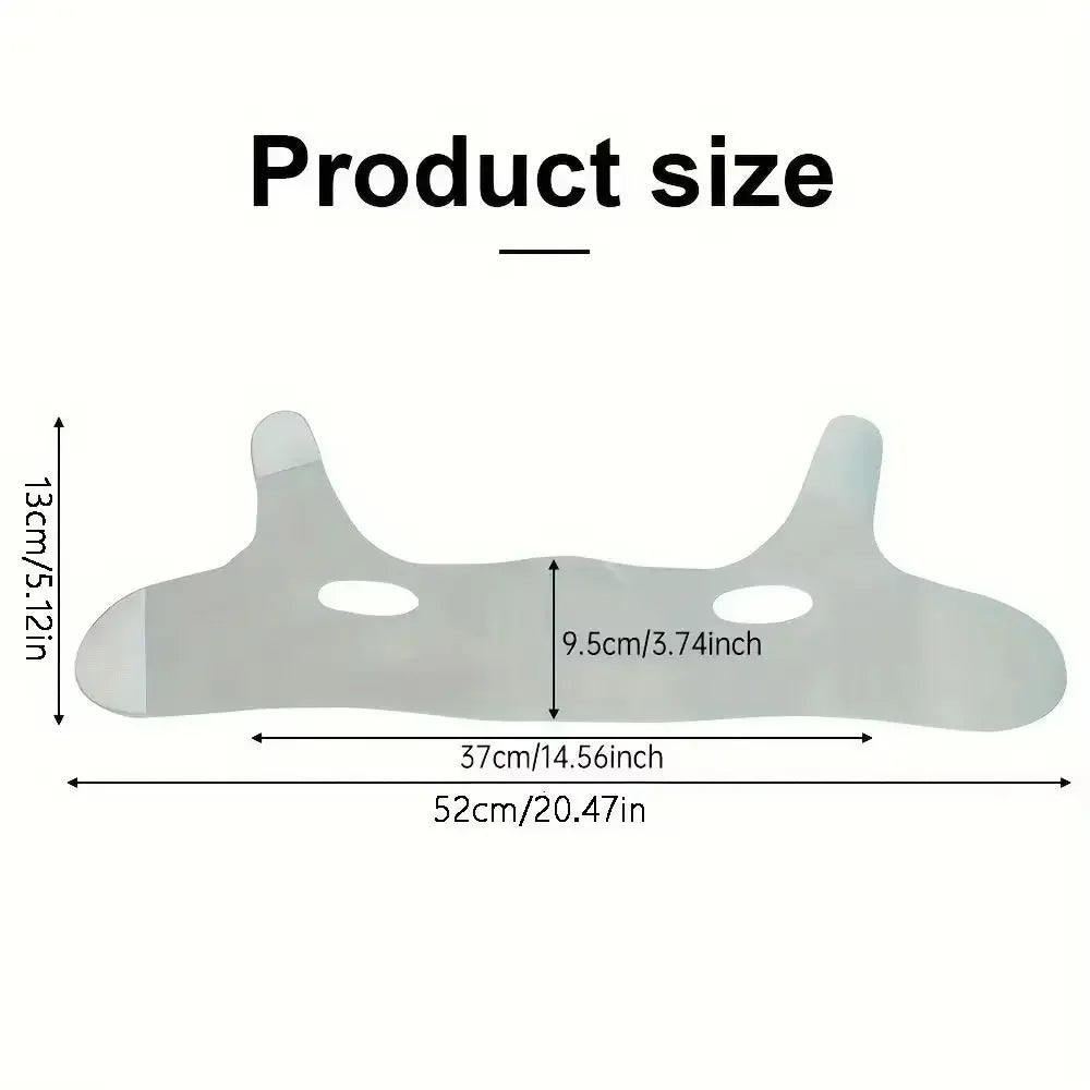 Anti Wrinkle Face Slimming Bandage Facial Massage Breathable Face Lift Up Strap Graphene Elastic Chin Cheek Lifting Belt