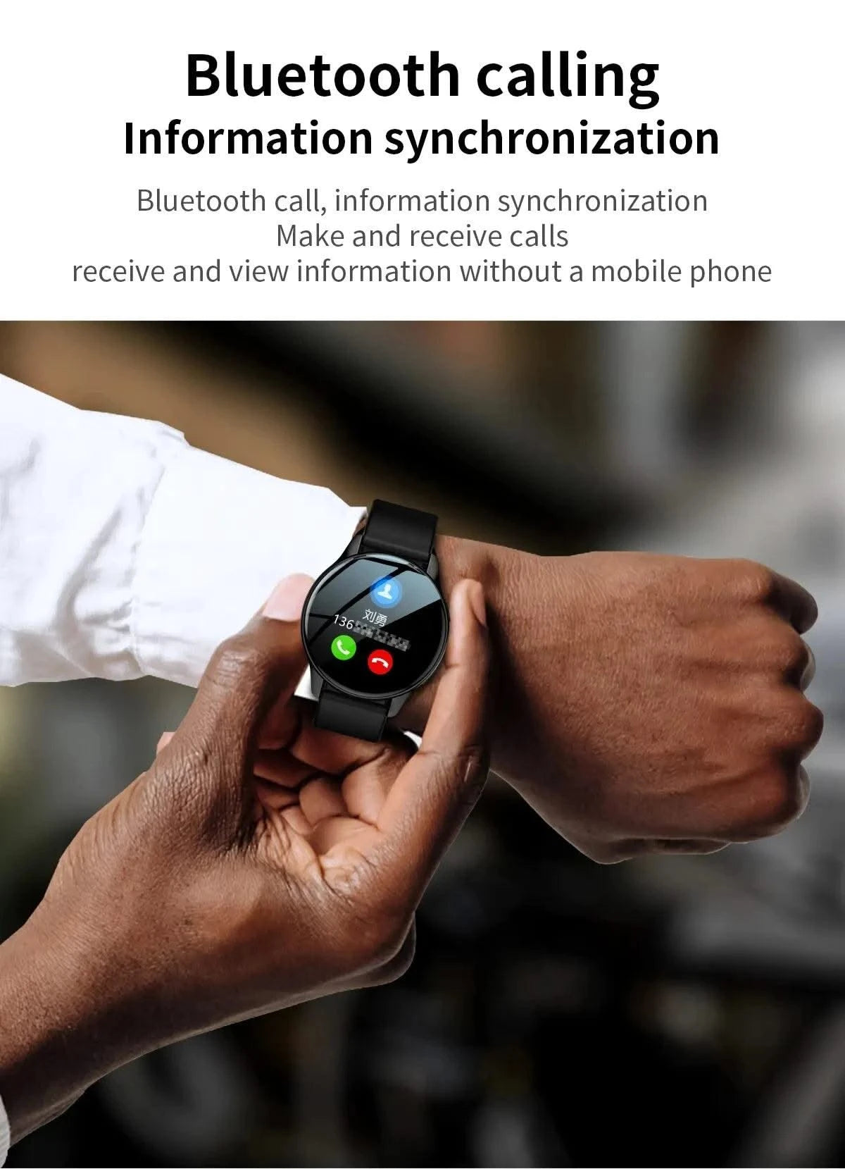 LIGE Women Bluetooth Call Smart Watch HeartRate Blood Pressure Monitoring Smartwatches Waterproof Men Smartwatch For Samsung IOS