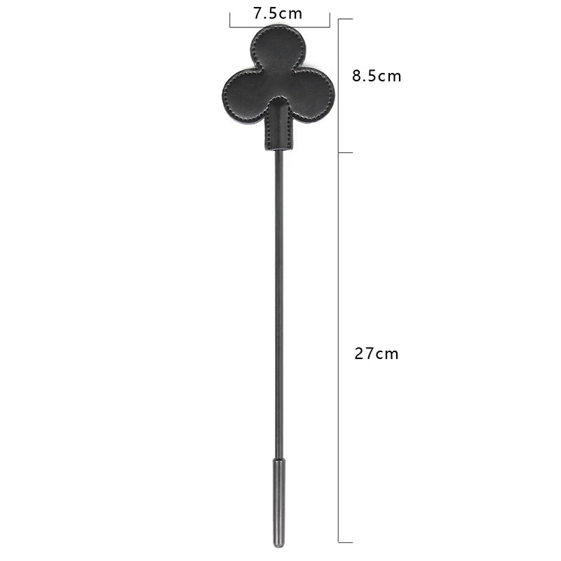 PU Leather Paddle Slapper Whip Fusta Lash For Horse Training Enhance Pain Equestrian Training Horse Whip Equestrian Riding Crops