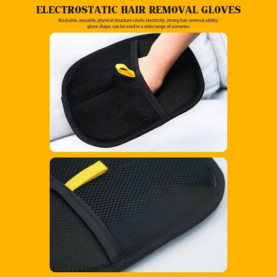 Pet Grooming Gloves Static Dedusting Brush Pet's Hair Remover Brush Removing Dog Cat Hair From Sofa Carpet Clothes Pet Supply