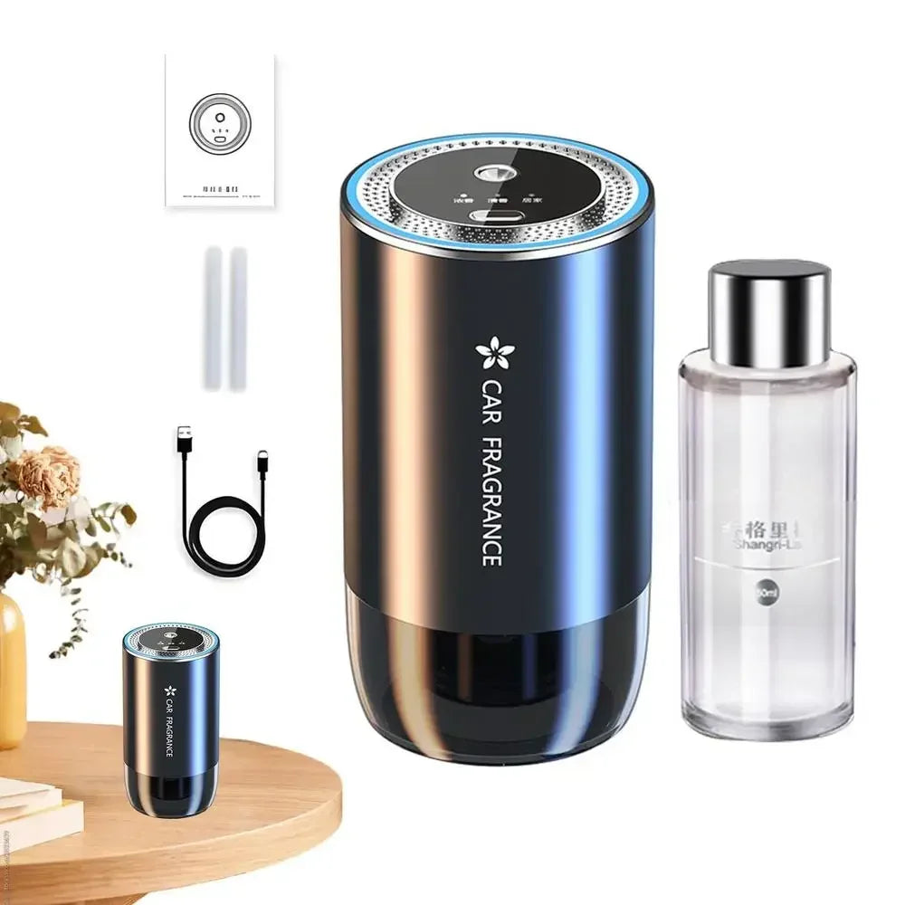 Car Essential Oil Diffuser - 50ml Capacity, Smart Rechargeable Aromatherapy, Remove Odors & Freshen Air in Your Car