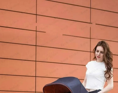 New Twins Baby Stroller Foldable Double Baby Stroller for Two Children Shock-absorbing Twin Baby Stroller Four Wheel Cart