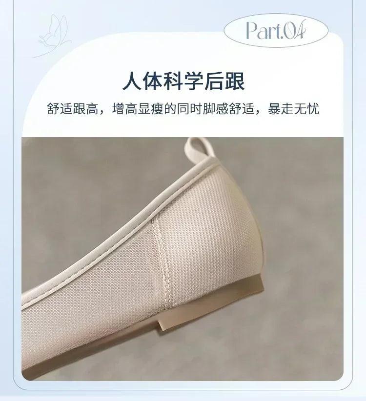 Women ballerinas bowtie slip on ballet flat shoes moccasins ladies