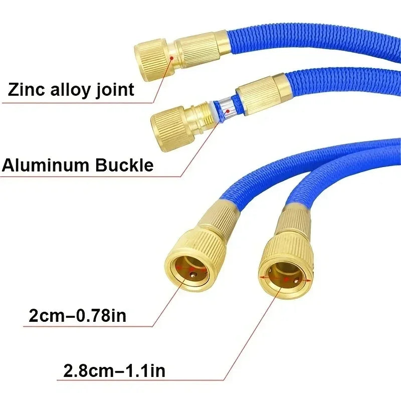 Flexible Rubber Garden Hose High Pressure Car Wash Hose Home Garden Daily Watering Tools Expandable Magic Water Pipes GOUN HOSE