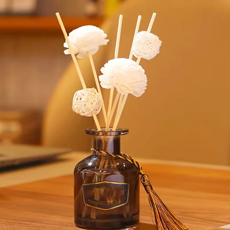 Aroma Diffusers Essential Oils Sticks Aromatherapy Duffuser Reed Absorption Bamboo Stick Diffuser Refill Sticks Rattan