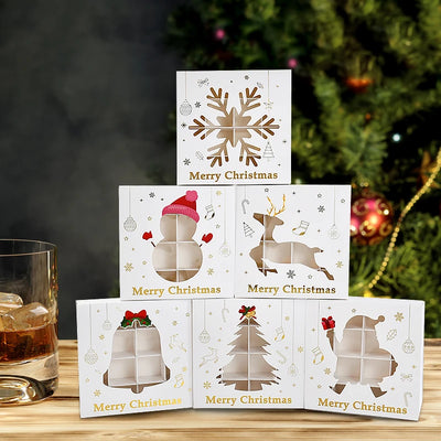 Christmas Cookie Gifts Boxes Candy Snack Packing Bags Merry Christmas  Decorations For Home Xmas Wrapping 2025 New Year Gift Box