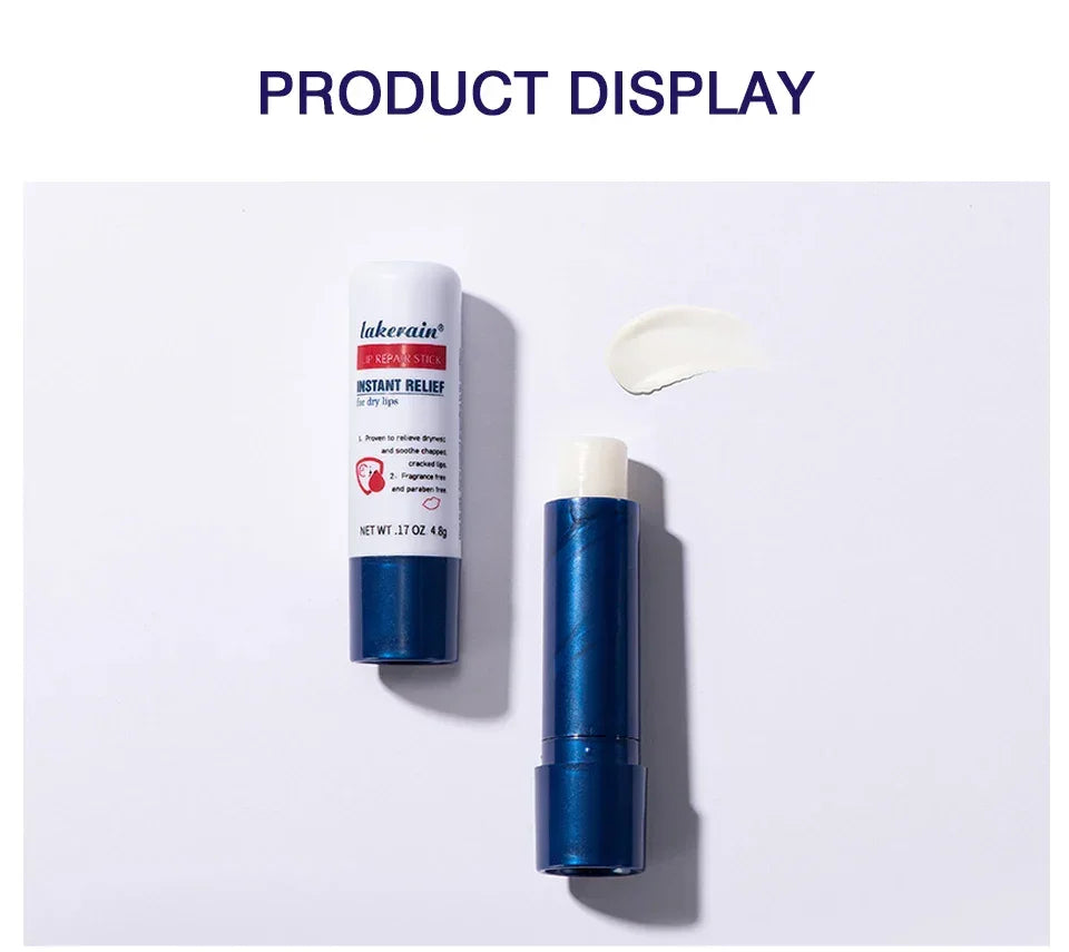 Lakerain Lip Repair Stick 2 Packs Quick Relief Of Dry Moisturizing And Smoothing lip Lines Lip Balm Soothes Chapping Lipstick