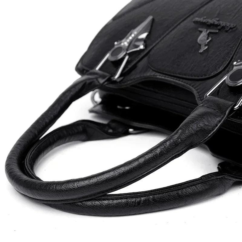 Luxury handbags women bags designer brand female leather crossbody shoulder for sac a main ladies hand 2024